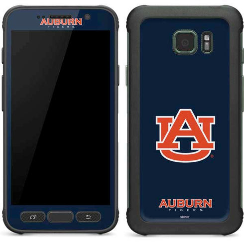 Auburn University Logo Blue Galaxy S7 Active Skin