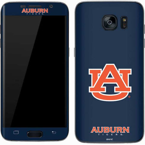 Auburn University Logo Blue Galaxy S7 Skin