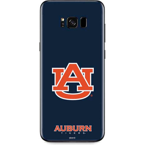 Auburn University Logo Blue Galaxy S8 Plus Skin