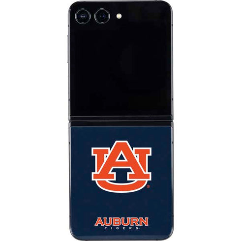 Auburn University Logo Blue Galaxy Z Flip5 5G Skin