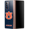 Auburn University Logo Blue Galaxy Z Fold2 5G Skin