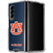 Auburn University Logo Blue Galaxy Z Fold4 5G Clear Case