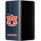 Auburn University Logo Blue Galaxy Z Fold4 5G Skin