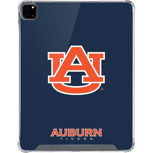 Auburn University Logo Blue iPad Pro 12.9in (2020) Clear Case
