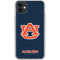 Auburn University Logo Blue iPhone 11 Clear Case