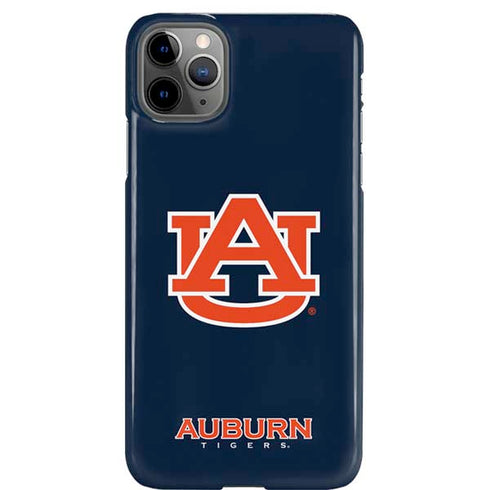 Auburn University Logo Blue iPhone 11 Pro Max Lite Case