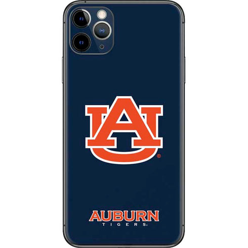 Auburn University Logo Blue iPhone 11 Pro Max Skin