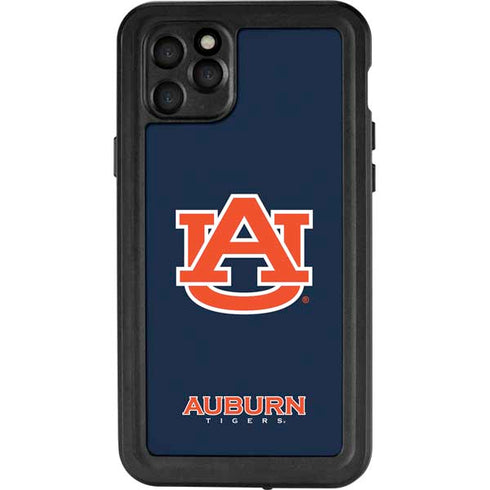 Auburn University Logo Blue iPhone 11 Pro Max Waterproof Case