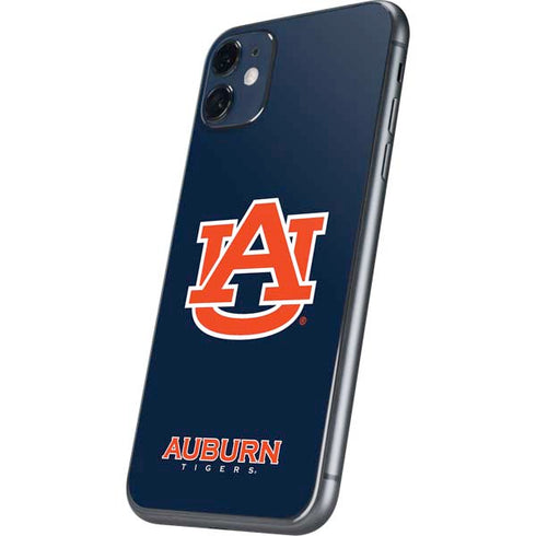 Auburn University Logo Blue iPhone 11 Skin