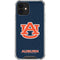 Auburn University Logo Blue iPhone 12 Clear Case