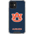 Auburn University Logo Blue iPhone 12 Clear Case