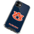 Auburn University Logo Blue iPhone 12 Clear Case