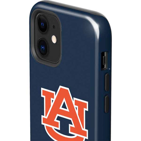 Auburn University Logo Blue iPhone 12 Impact Case