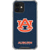 Auburn University Logo Blue iPhone 12 Mini Clear Case