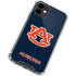 Auburn University Logo Blue iPhone 12 Mini Clear Case