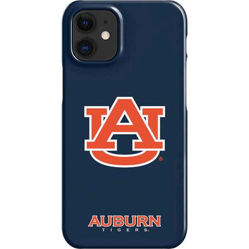Auburn University Logo Blue iPhone 12 Mini Lite Case