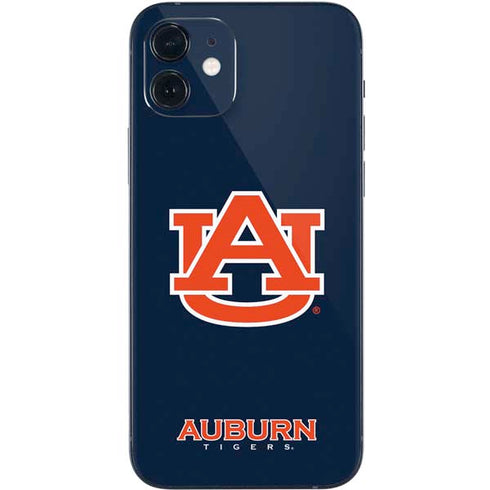 Auburn University Logo Blue iPhone 12 Mini Skin