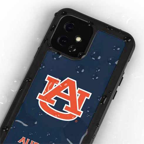 Auburn University Logo Blue iPhone 12 Mini Waterproof Case