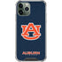 Auburn University Logo Blue iPhone 12 Pro Clear Case