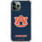 Auburn University Logo Blue iPhone 12 Pro Max Clear Case