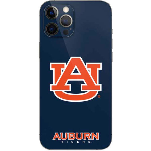 Auburn University Logo Blue iPhone 12 Pro Max Skin
