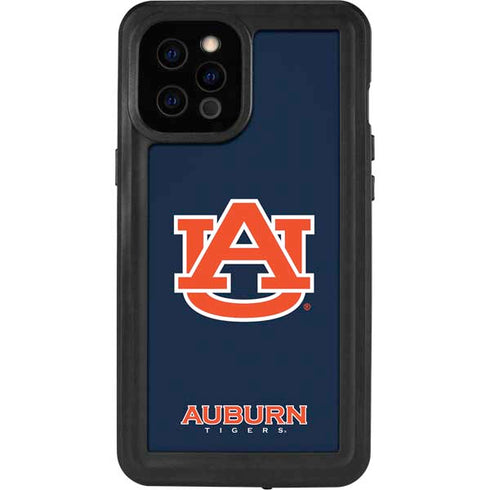 Auburn University Logo Blue iPhone 12 Pro Max Waterproof Case