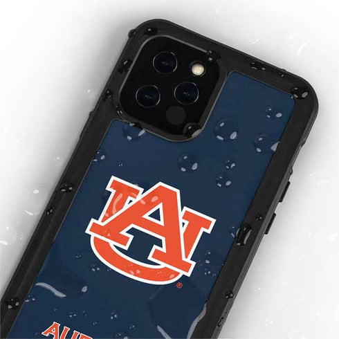 Auburn University Logo Blue iPhone 12 Pro Max Waterproof Case