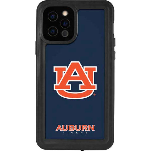 Auburn University Logo Blue iPhone 12 Pro Waterproof Case