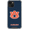 Auburn University Logo Blue iPhone 13 Clear Case