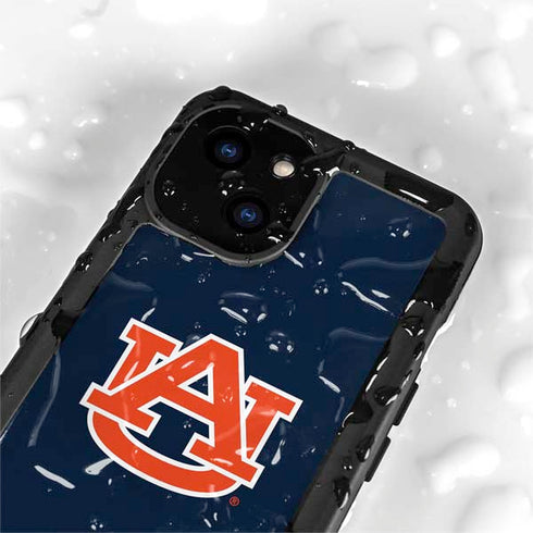 Auburn University Logo Blue iPhone 13 Mini Waterproof Case