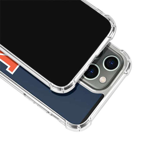 Auburn University Logo Blue iPhone 13 Pro Max Clear Case