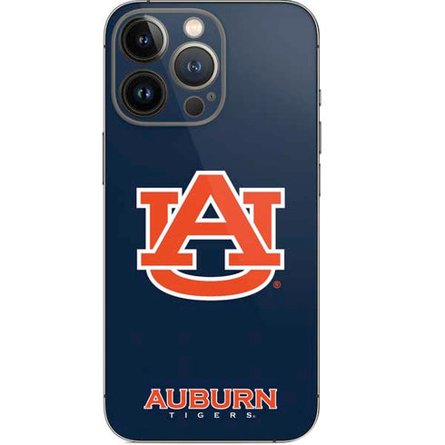 Auburn University Logo Blue iPhone 13 Pro Skin