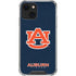 Auburn University Logo Blue iPhone 14 Clear Case