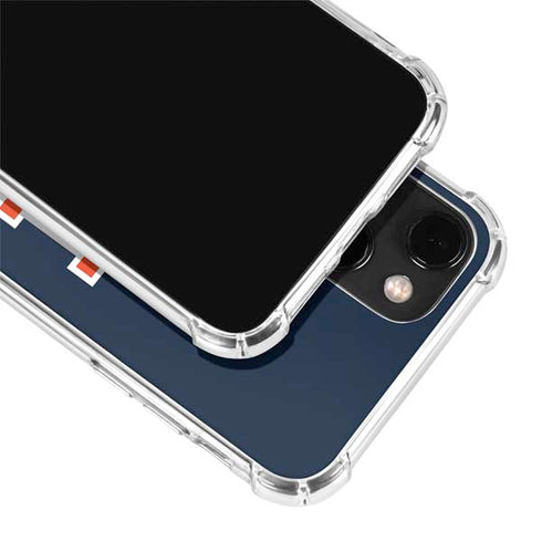 Auburn University Logo Blue iPhone 14 Clear Case