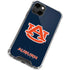 Auburn University Logo Blue iPhone 14 Clear Case