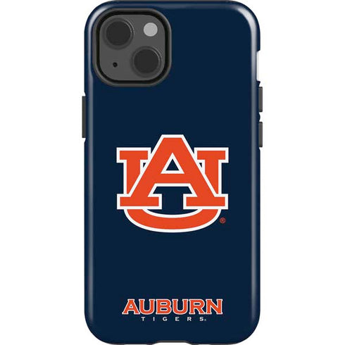 Auburn University Logo Blue iPhone 15 Impact Case