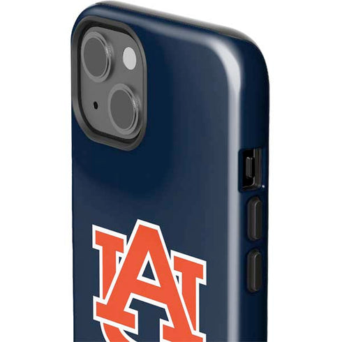 Auburn University Logo Blue iPhone 15 Impact Case
