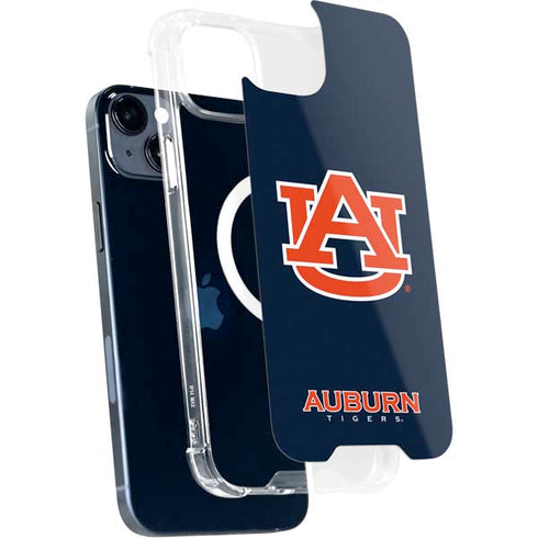 Auburn University Logo Blue iPhone 14 MagSafe Case