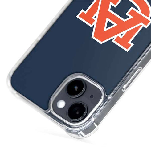 Auburn University Logo Blue iPhone 14 MagSafe Case