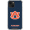 Auburn University Logo Blue iPhone 14 Plus Clear Case