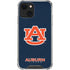 Auburn University Logo Blue iPhone 14 Plus Clear Case