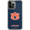 Auburn University Logo Blue iPhone 14 Pro Max Clear Case