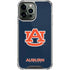 Auburn University Logo Blue iPhone 14 Pro Max Clear Case