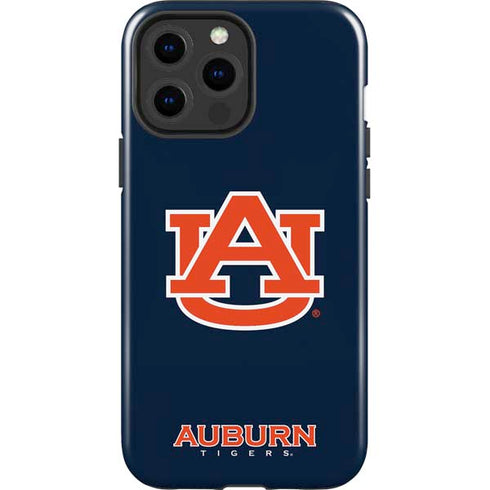 Auburn University Logo Blue iPhone 15 Pro Max Impact Case