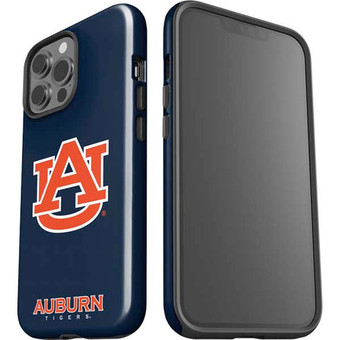 Auburn University Logo Blue iPhone 15 Pro Max Impact Case