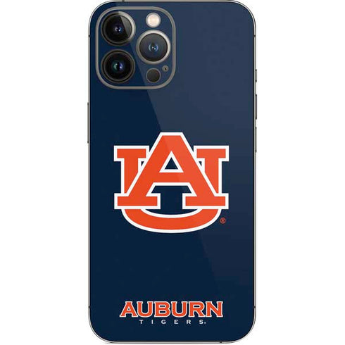 Auburn University Logo Blue iPhone 14 Pro Max Skin