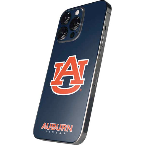 Auburn University Logo Blue iPhone 14 Pro Max Skin