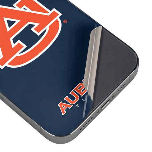 Auburn University Logo Blue iPhone 14 Pro Max Skin