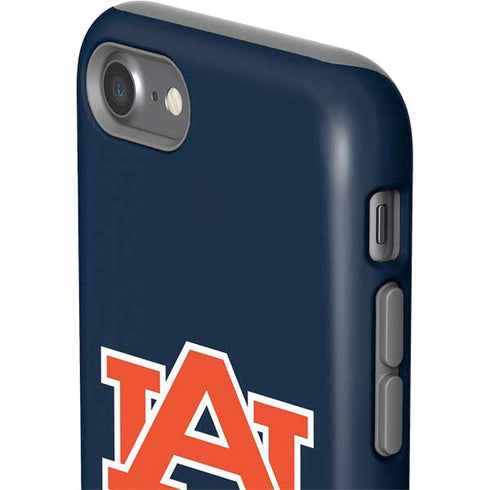 Auburn University Logo Blue iPhone SE (2nd & 3rd Gen) Pro Case