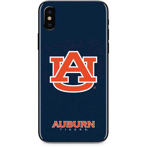 Auburn University Logo Blue iPhone X Skin
